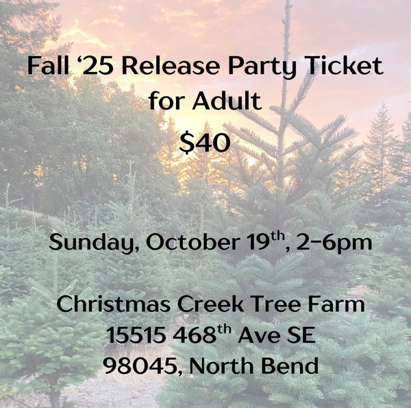 Fall '25 Release Party Ticket for Adult