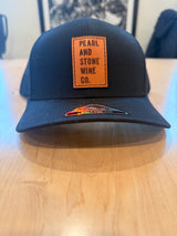 Black Hat with Leather Patch