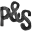 P&S Monogram Logo - Black